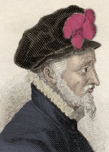 صورة لفادريك ألفاريز دي توليدو إي إنريكيز دي غوزمان (1537-1583) ، يُدعى دون فادريك ، دوق ألبا الرابع ، دوق هويسكار ، ماركيز كوريا والقائد الأعظم لأمر كالاترافا. نقش القرن التاسع عشر. بواسطة فنان غير معروف