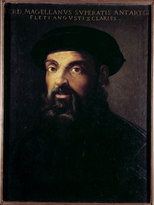 صورة لفرناند دي ماجلان (1480-1521) ملاح برتغالي لوحة مجهولة من القرن السادس عشر. إشبيلية ، متحف الفنون الجميلة بواسطة فنان غير معروف