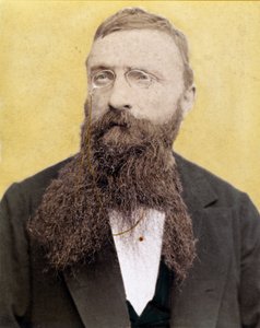 صورة فرانسوا أوغست رينيه رودان - نحات فرنسي - صورة حوالي عام 1885 بواسطة فنان غير معروف