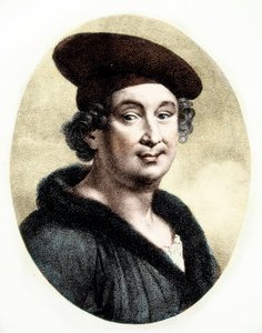 صورة لفرانسوا فيلون (1431-143) (نقش) بواسطة فنان غير معروف