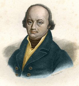 صورة لفرانز جوزيف غال (فرانز جوزيف) (1758-1828) ، طبيب ألماني ، نقش من القرن التاسع عشر بواسطة فنان غير معروف