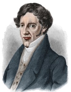 صورة لفرانز جريلبارزر (1791-1872) ، كاتب مسرحي نمساوي. بواسطة فنان غير معروف