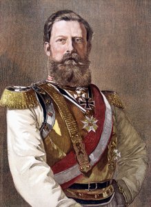 صورة لفريدريك الثالث (1831-1888) ، إمبراطور ألمانيا وملك بروسيا. بواسطة فنان غير معروف