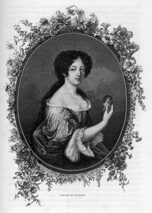 صورة لغابرييل دي روششوارت دي مورتيمارت ، ماركيز دي ثيانجيس (1633-1693) ، أرستقراطي فرنسي - نقش عام 1862 في "ملكات العالم" لكتابنا الأوائل. تم نشر الكتاب تحت إشراف JGD ARMENGAUD. بواسطة فنان غير معروف