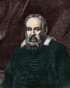 صورة لجاليليو جاليلي ديت جاليليو (1564-1642). نقش القرن التاسع عشر. بواسطة فنان غير معروف