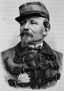 صورة للجنرال تشانسي (1823 - 1883). نقش نهاية القرن التاسع عشر في "هيستوار دو فرانس" له. مارتن. بواسطة فنان غير معروف