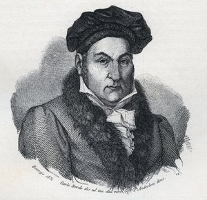 صورة لجياندومينيكو (جيان دومينيكو) رومانيوسي (1761-1835) ، الفيلسوف والمحامي الإيطالي بواسطة فنان غير معروف