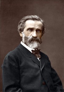 صورة جوزيبي فيردي (1813-1901) ، ملحن إيطالي. بواسطة فنان غير معروف