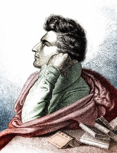 صورة هاينريش هاينه (1797-1856) ، شاعر غنائي ودعاية ألماني بواسطة فنان غير معروف