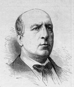 صورة هنري موبانت (1821-1908) ، الممثل الكوميدي الفرنسي ، عضو كوميدي فرانسيز. نقش في "" Le Monde Illustré "" رقم 1168 بتاريخ 16 أغسطس 1879. بواسطة فنان غير معروف