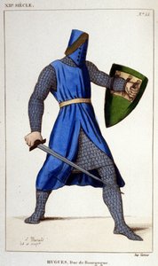 صورة هيو الثالث ، دوق بورغندي (11148-1192). بواسطة فنان غير معروف