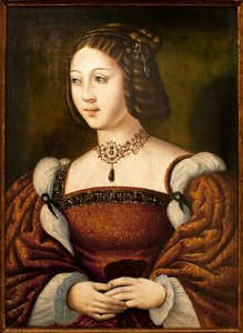 صورة إيزابيلا البرتغالية (1503-1539) - لوحة لسيد مجهول SD حوالي 1526 ، زيت على خشب 40 × 29 سم ، منتصف القرن السادس عشر (صورة إيزابيل دي البرتغال ، من قبل سيد غير معروف ، زيت على لوحة ، وسط من القرن السادس عشر) - متحف آن بواسطة فنان غير معروف