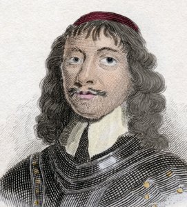 صورة لجيمس جراهام (1612-1650) إيرل الخامس والأول ماركيز مونتروز ، اسكتلندي نبيل وعسكري. بواسطة فنان غير معروف