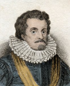 صورة لجيمس الأول (جيمس الأول ستيوارت) (1566-1625) ، ملك إنجلترا وأيرلندا (أو جيمس السادس (أو جيمس السادس) ، ملك اسكتلندا) نقش القرن التاسع عشر. بواسطة فنان غير معروف