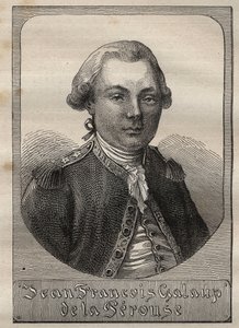 صورة جان فرانسوا دي غالوب ، كونت لا بيروز (1741-1788) - رسم توضيحي مأخوذ من "البحارة العظماء في القرن الثامن عشر" بواسطة فنان غير معروف