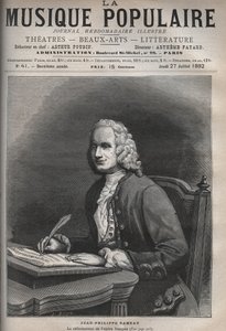 صورة جان فيليب رامو (1683-1764) - صورة جان فيليب (جان فيليب) رامو (1683-1764) ، مؤلف موسيقي فرنسي - نقش في جريدة أسبوعية شهيرة "La musique populaire" "" - 1882 بواسطة فنان غير معروف