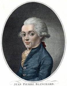 صورة جان بيير بلانشارد (1709-1853) ، الفرنسية للطيران بواسطة فنان غير معروف
