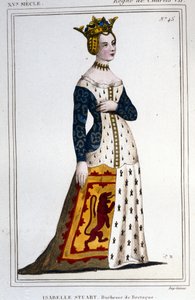 صورة لجين - إيزابيل ستيوارت (1426-1494/9) ، دوقة بريتاني. بواسطة فنان غير معروف