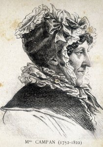 صورة لجين لويز هنرييت جينست ، مدام كامبان (1752 - 1822) ، معلمة فرنسية - في "" المعاصرون "، في أواخر القرن التاسع عشر. بواسطة فنان غير معروف
