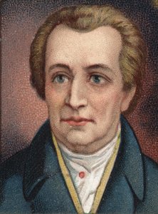 صورة يوهان فولفجانج جوته (1749 - 1832) كاتب ألماني. بواسطة فنان غير معروف