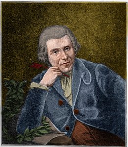 صورة يوهان فيلهلم لودفيج جليم (1719-1803) شاعر ألماني. بواسطة فنان غير معروف