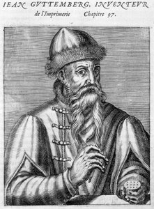 صورة يوهانس جوتنبرج (1400-1468). بواسطة فنان غير معروف
