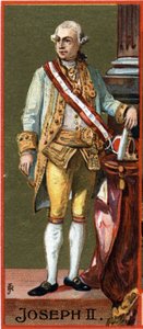 صورة جوزيف الثاني (1741-1790) ، أرشيدوق النمسا ، إمبراطور (منتخب وليس تاجًا) للإمبراطورية المقدسة (1765-1790). بواسطة فنان غير معروف
