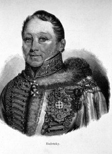 صورة جوزيف راديتزكي ، كونت فون راديتز (1766-1858) ، النمساوي فيلد ماريشال. بواسطة فنان غير معروف