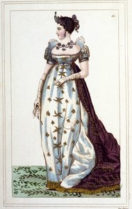 صورة جوزفين من قبل بوهارنيه بونابرت (1763 - 1814) ، إمبراطور الفرنسيين في نقش زي إمبراطوري عام 1830 بواسطة فنان غير معروف