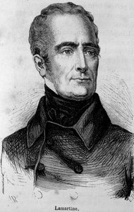 صورة لامارتين الشاعر الفرنسي (1790-1869) بواسطة فنان غير معروف