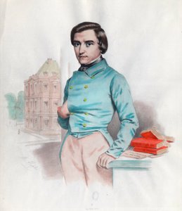 صورة لويس بلانك (1811 - 1882) ، سياسي ومؤرخ فرنسي. نقش القرن التاسع عشر. مجموعة خاصة. بواسطة فنان غير معروف