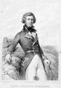 صورة لويس فيليب دورليانز الشاب (الذي أصبح ملك فرنسا لويس فيليب الأول) (1773-1850) - نقش بواسطة فنان غير معروف