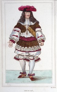 صورة لويس الرابع عشر (1638 - 1715) ، ملك فرنسا. بواسطة فنان غير معروف