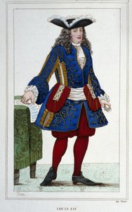 صورة لويس الرابع عشر (1638 - 1715) ، ملك فرنسا. بواسطة فنان غير معروف
