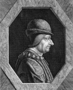 صورة لويس الحادي عشر (1423-1483) ، ملك فرنسا. بواسطة فنان غير معروف