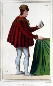 صورة لويس الحادي عشر (1423-1483) ، ملك فرنسا. بواسطة فنان غير معروف