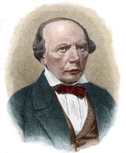 صورة للشاعر الرومانسي الألماني لودفيج أولاند (1787-1862). بواسطة فنان غير معروف