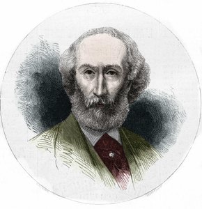 صورة شخصية لبول دي موسيه ، رجل الأدب الفرنسي (1804-1880). بواسطة فنان غير معروف