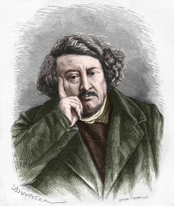 صورة للفيلسوف الفرنسي والدعاية والسياسي بيير ليرو (1797-1871). بواسطة فنان غير معروف