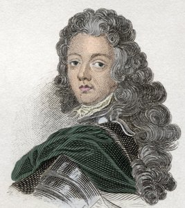 صورة للأمير يوجين من سافوا كارينيان (سافوي كارينيان ، كونت سواسون (1663-1736) ، الجيش الفرنسي. نقش من القرن التاسع عشر. بواسطة فنان غير معروف