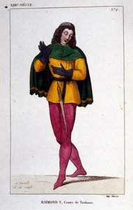 صورة لريموند الخامس ، كونت تولوز (حوالي 1134 - 1194). بواسطة فنان غير معروف