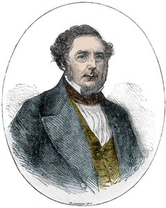 صورة روبرت ستيفنسون ، مهندس ميكانيكي ومدني إنجليزي (1803-1859) بواسطة فنان غير معروف