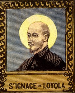 صورة للقديس إغناطيوس دي لويولا (1491 - 1556) ، مؤسس جمعية يسوع. القرن ال 19. بواسطة فنان غير معروف