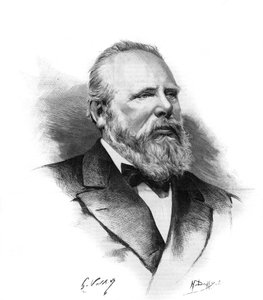 صورة ويليام الثالث (1817-1890) ملك هولندا (هولندا). نقش في "" Le monde اللامع "" بواسطة فنان غير معروف