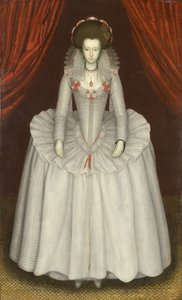 صورة لامرأة ، ربما آن فينش ، ليدي تويسدن (1574-1638) بواسطة فنان غير معروف