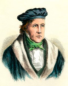 صورة للفيلسوف الألماني جورج فيلهلم فريدريش هيجل (1770-1831). بواسطة فنان غير معروف