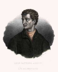 صورة للفيلسوف ، المهندس الإنساني الإيطالي ليون باتيستا ألبيرتي (1406-1472). بواسطة فنان غير معروف