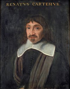 صورة للفيلسوف رينيه ديكارت (1596-1650) ، مجهول. زيت على قماش بواسطة فنان غير معروف
