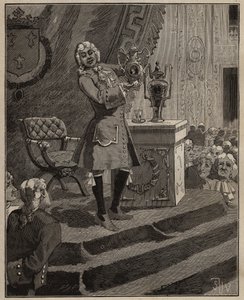 الفخار: قدم بيير جوزيف ماككير (1718-1784) في الأكاديمية أول بورسلين صلب صنع في فرنسا بواسطة مصنع سيفرس في عام 1769. نقش من عام 1885 في "" الفنون والرسوم التوضيحية "" لأدولف بيتارد. بواسطة فنان غير معروف