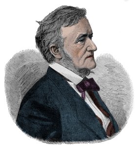 ريتشارد واجنر (1813-1883) ملحن إنجليزي - نقش بواسطة فنان غير معروف